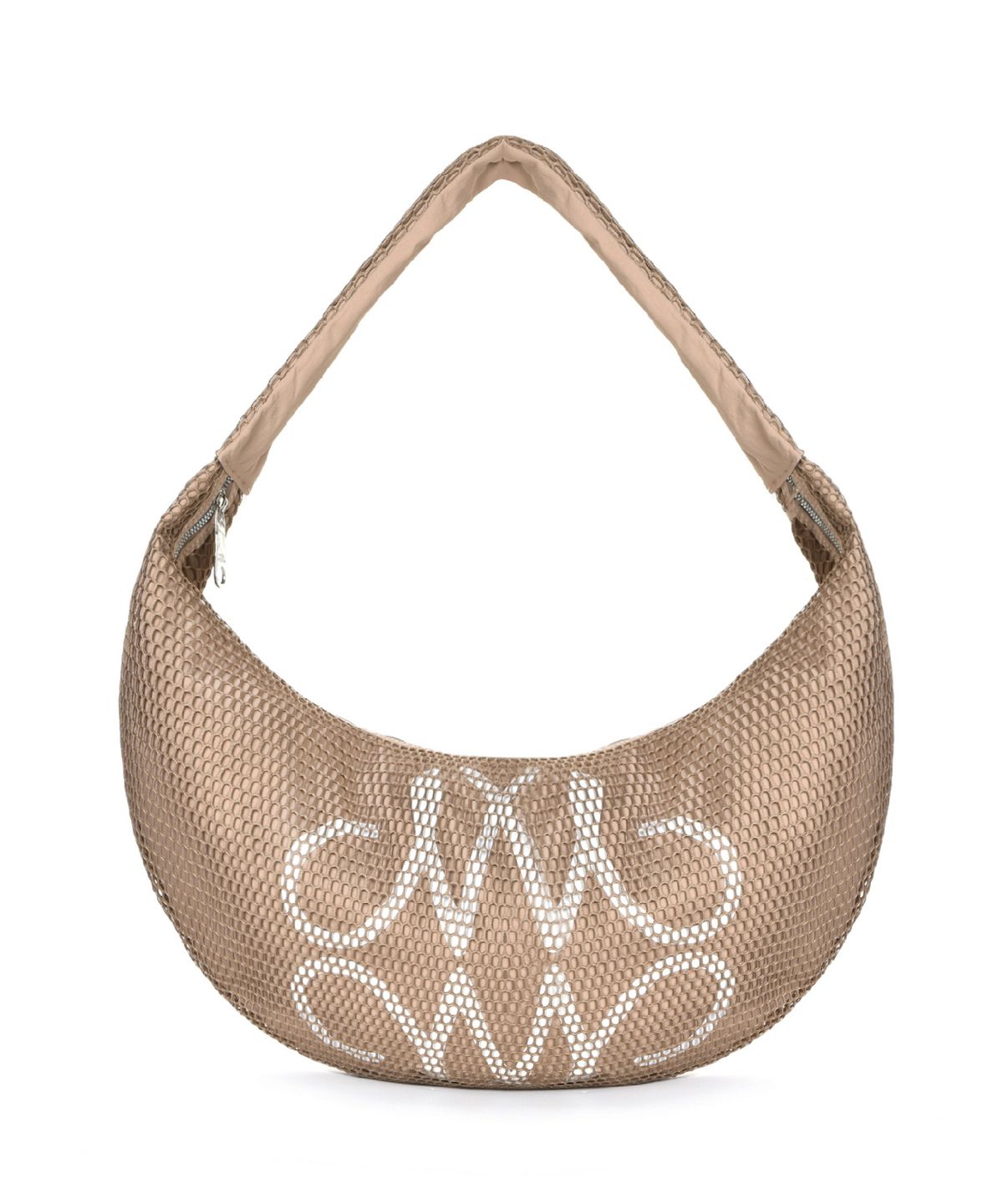 닉앤니콜(NICK&NICOLE) NET HALF MOON BAG_DEEP BEIGE