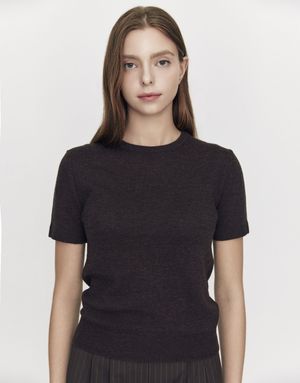 반팔 니트 스웨터(12GG) 355906 [3color]