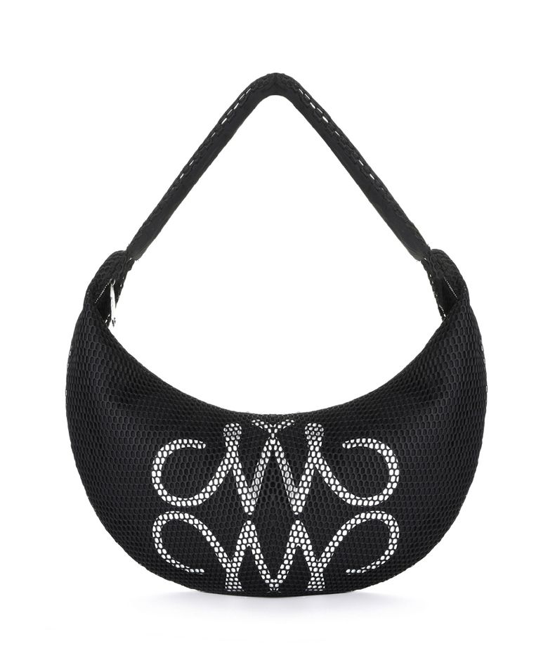 NET HALF MOON BAG_BLACK
