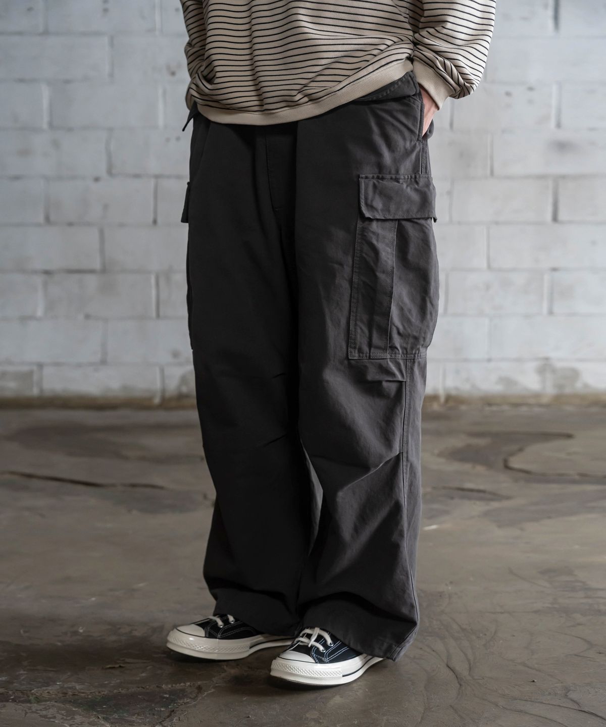 인더스트(INDUST) VTG M51 카고 필드팬츠_차콜
