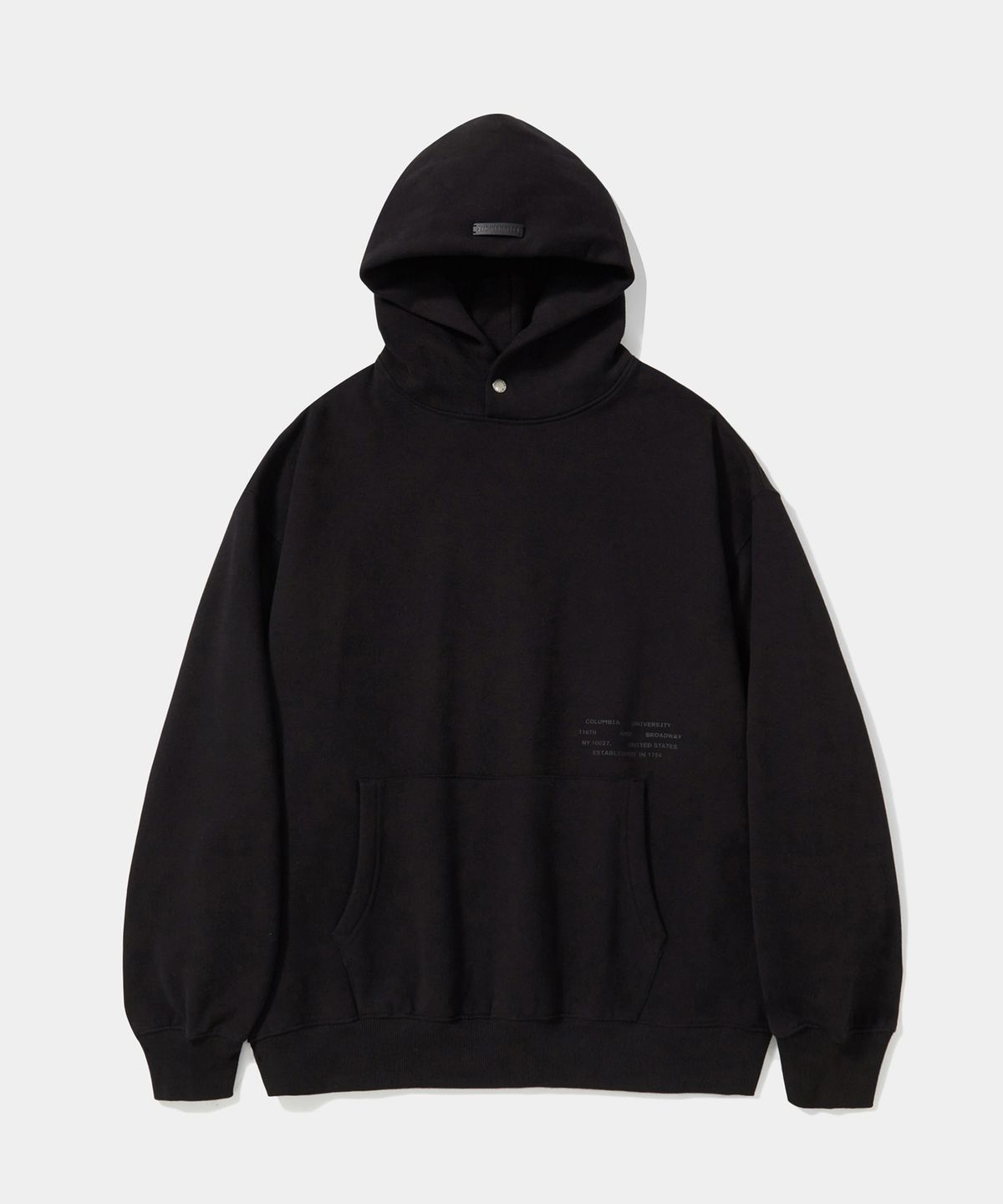 컬럼비아 유니버시티(COLUMBIA UNIVERSITY) NYC 1754 HEAVY FLEECE HOODIE_BLACK