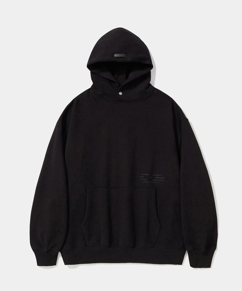 NYC 1754 HEAVY FLEECE HOODIE_BLACK