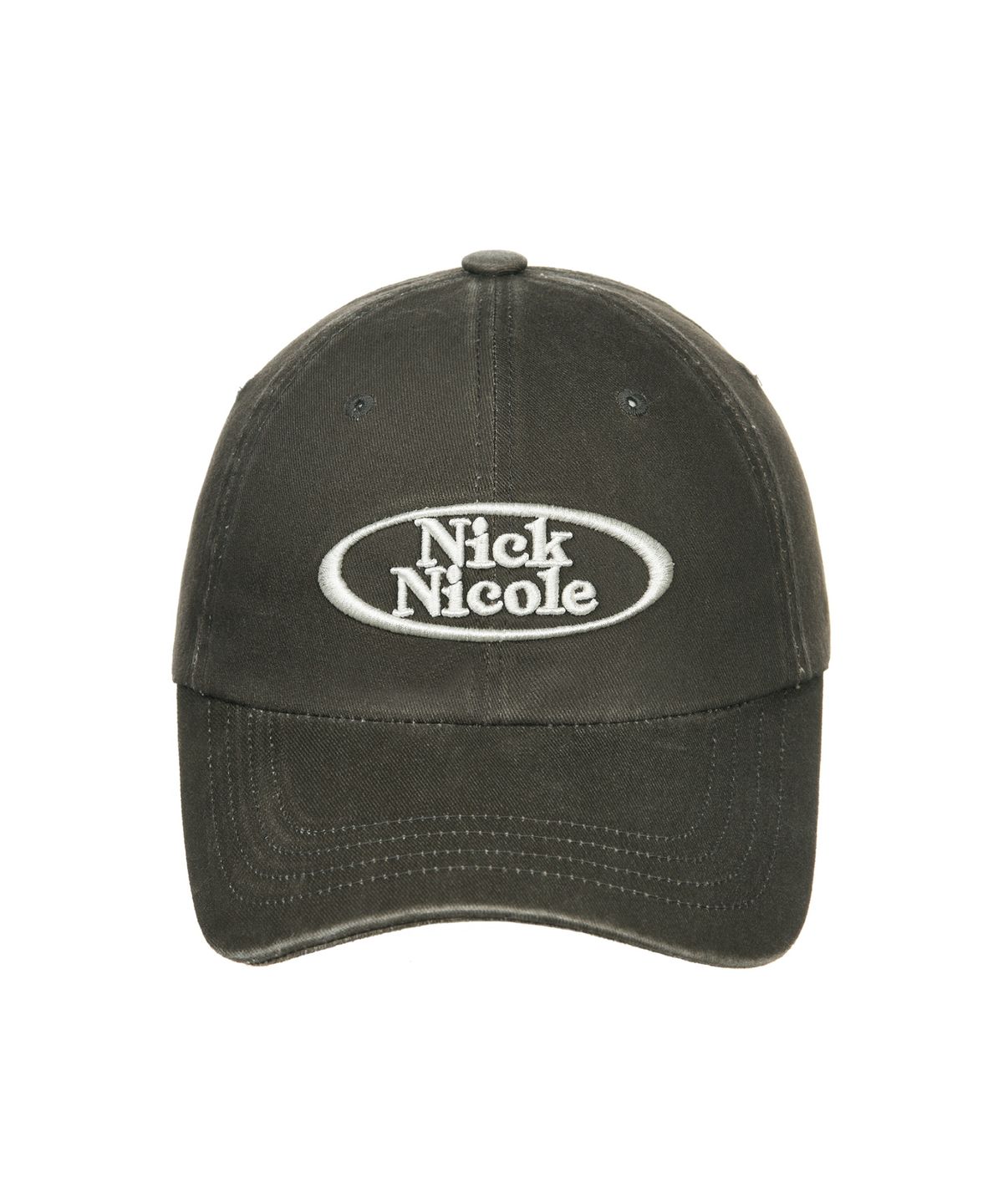 닉앤니콜(NICK&NICOLE) NICOLE SEOUL CIRCLE BALL CAP_VINTAGE KHAKI