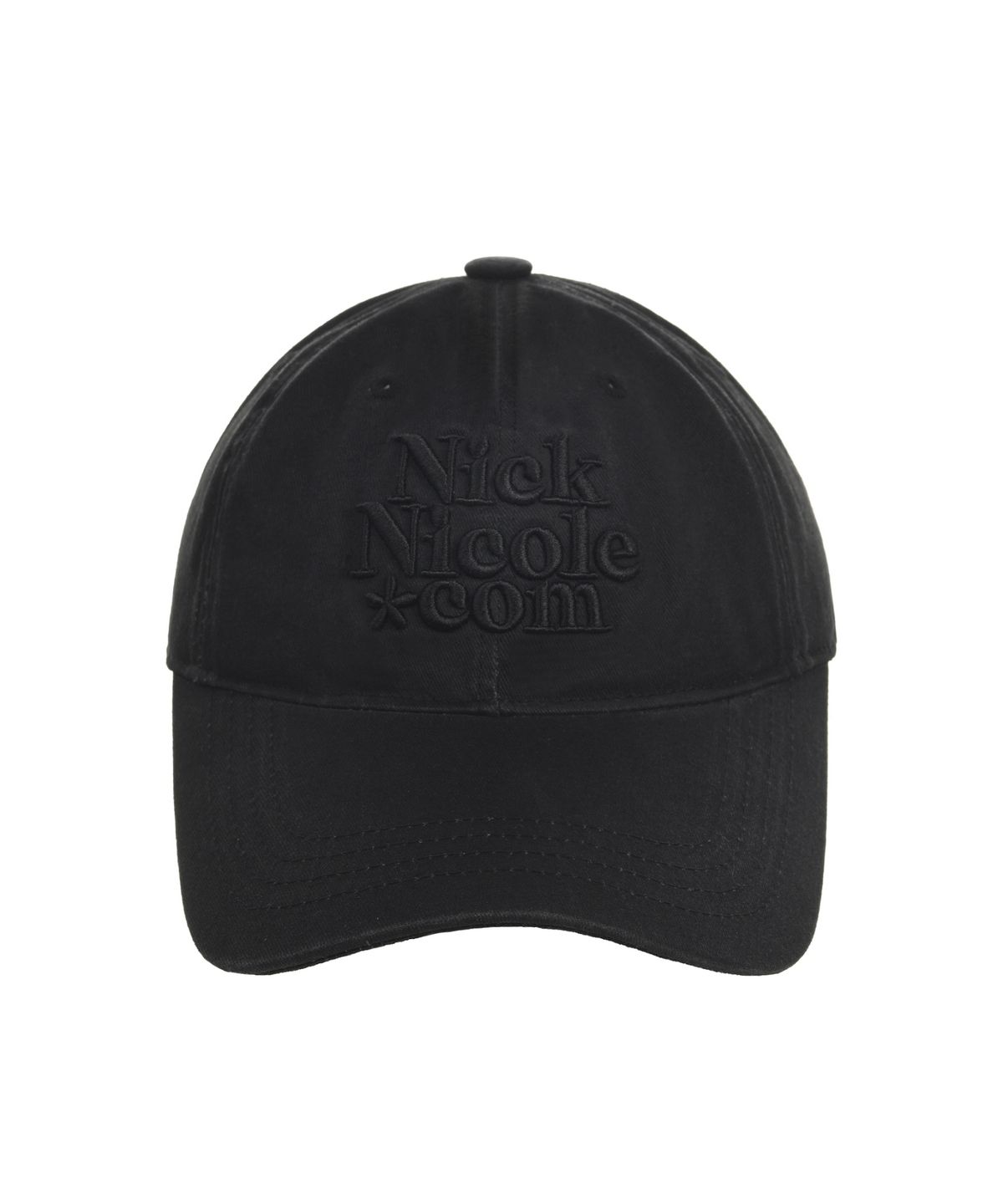 닉앤니콜(NICK&NICOLE) NN DOTCOM SIGNATURE BALL CAP_VINTAGE BLACK