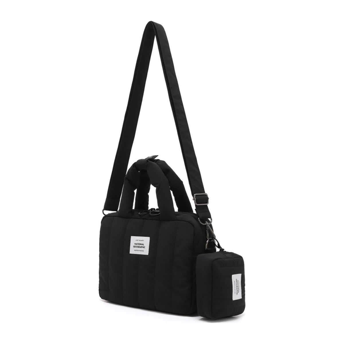 내셔널지오그래픽(NATIONALGEOGRAPHIC) N253ATO030 패디드 토트백 BLACK