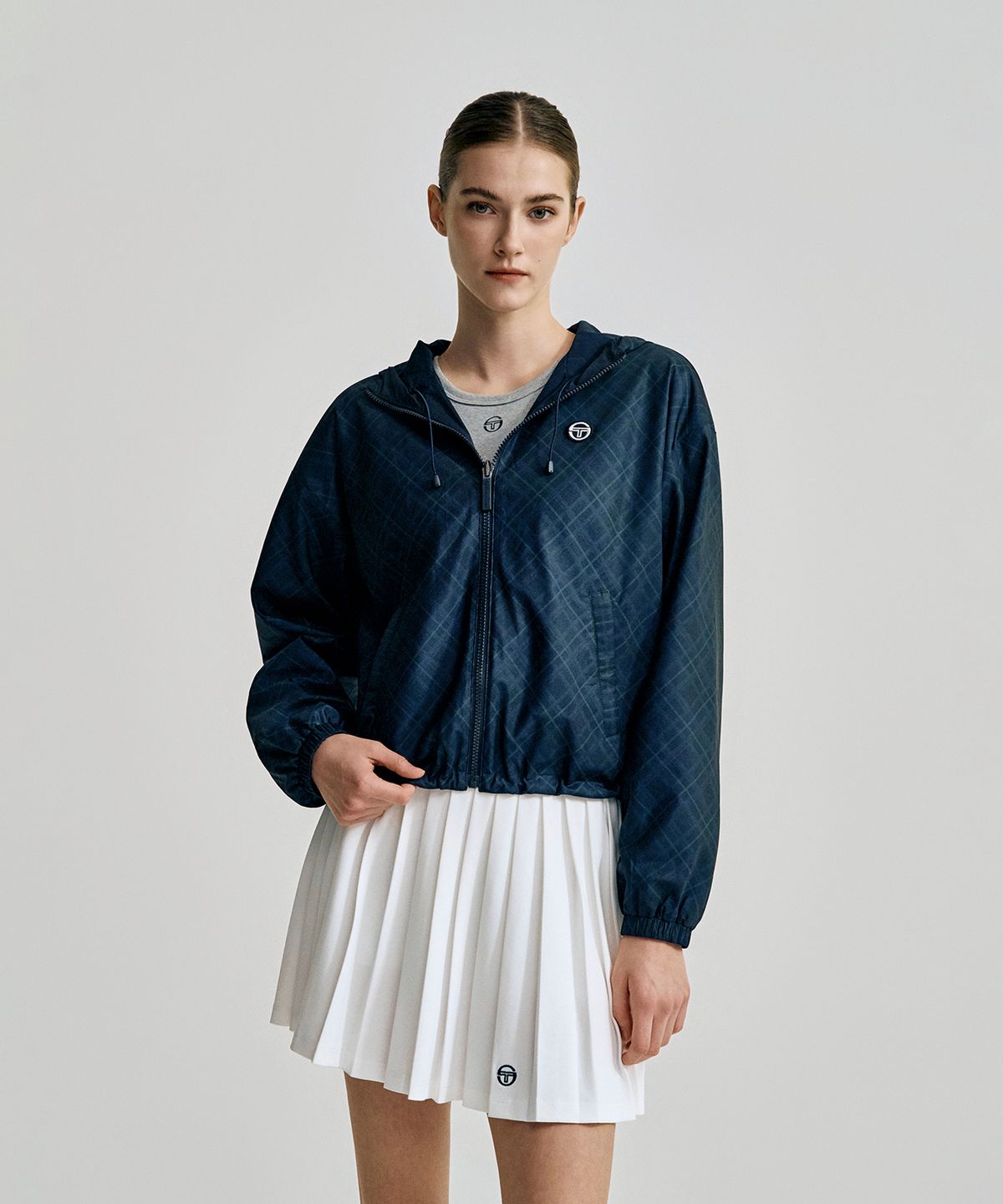 세르지오 타키니(SERGIO TACCHINI) W 체크 리버시블 자켓