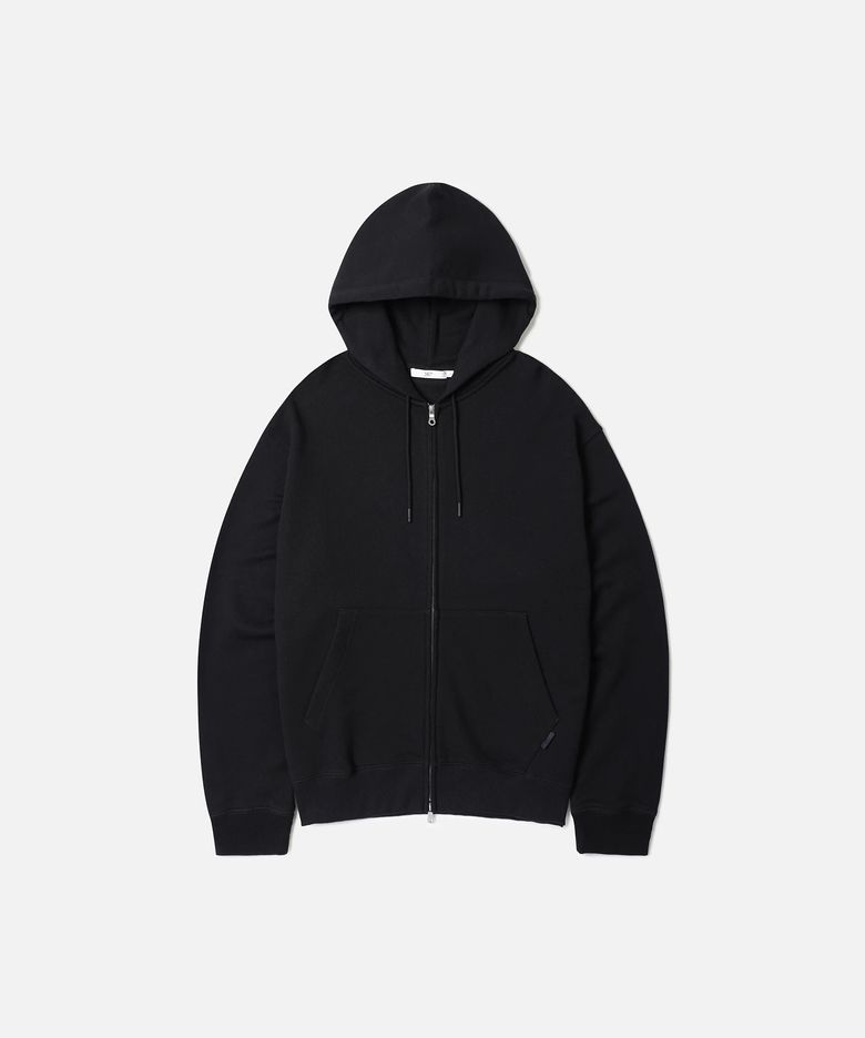 SUPIMA 후드 집업 파카 BLACK