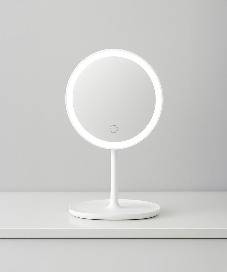 무선 LED 조명 탁상 화장 거울 IPM-1