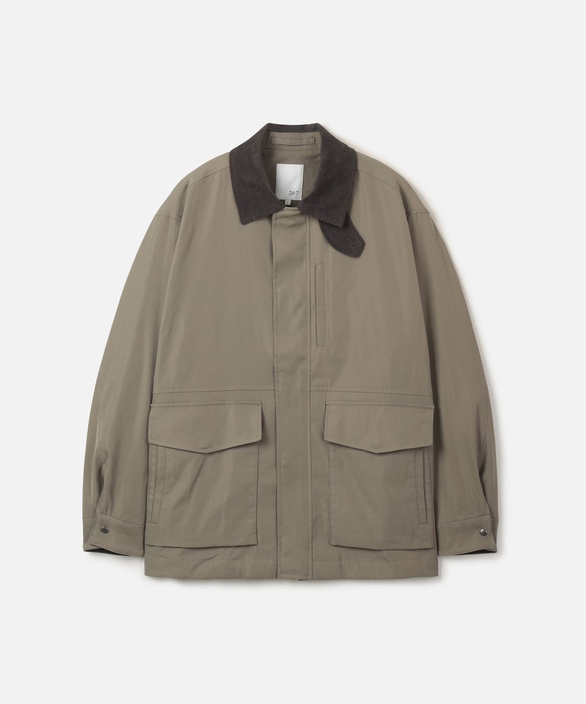 247시리즈(247SERIES) 코듀로이 칼라 워크 자켓 BROWN