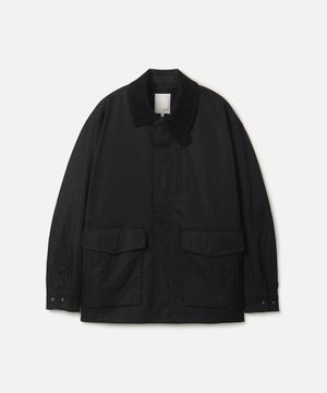코듀로이 칼라 워크 자켓 BLACK