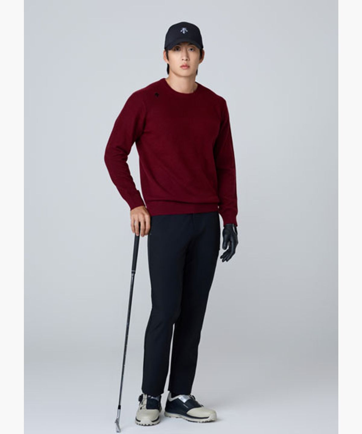 데상트 골프(DESCENTE GOLF) 남성 사일런스 블락 슬림핏 팬츠 (DQ32MFPT94)