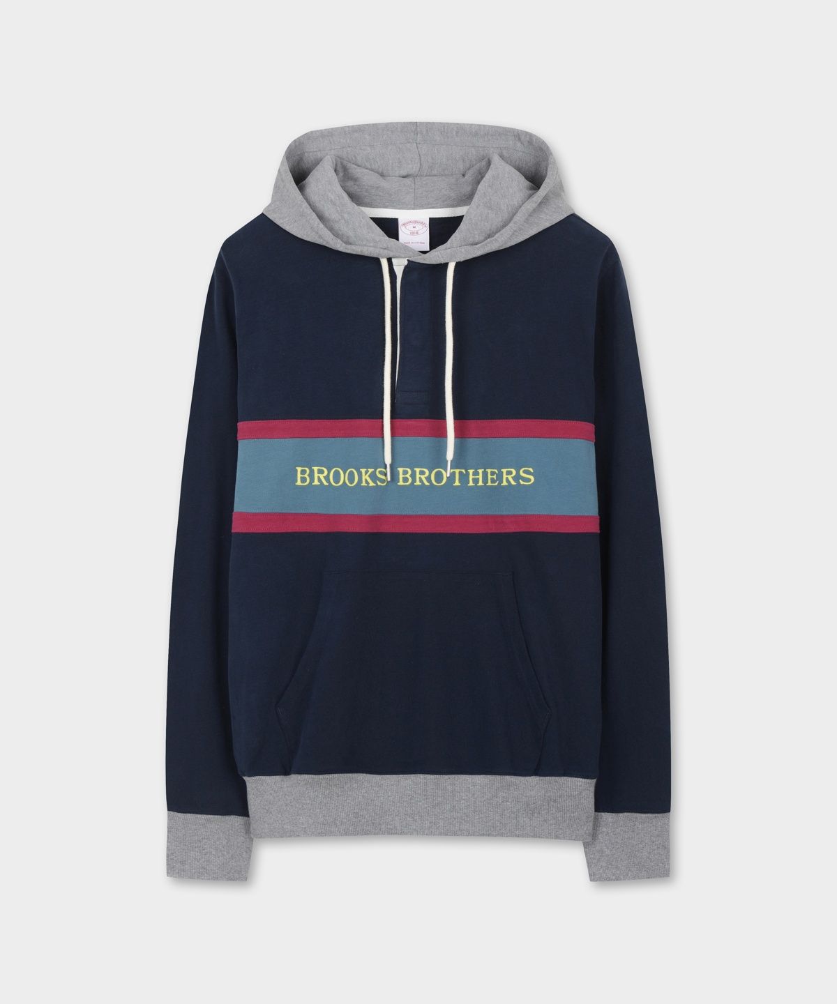 브룩스 브라더스(BROOKS BROTHERS) BB 블럭 후디 스웨트셔츠 (네이비) (BBNHMFF301)