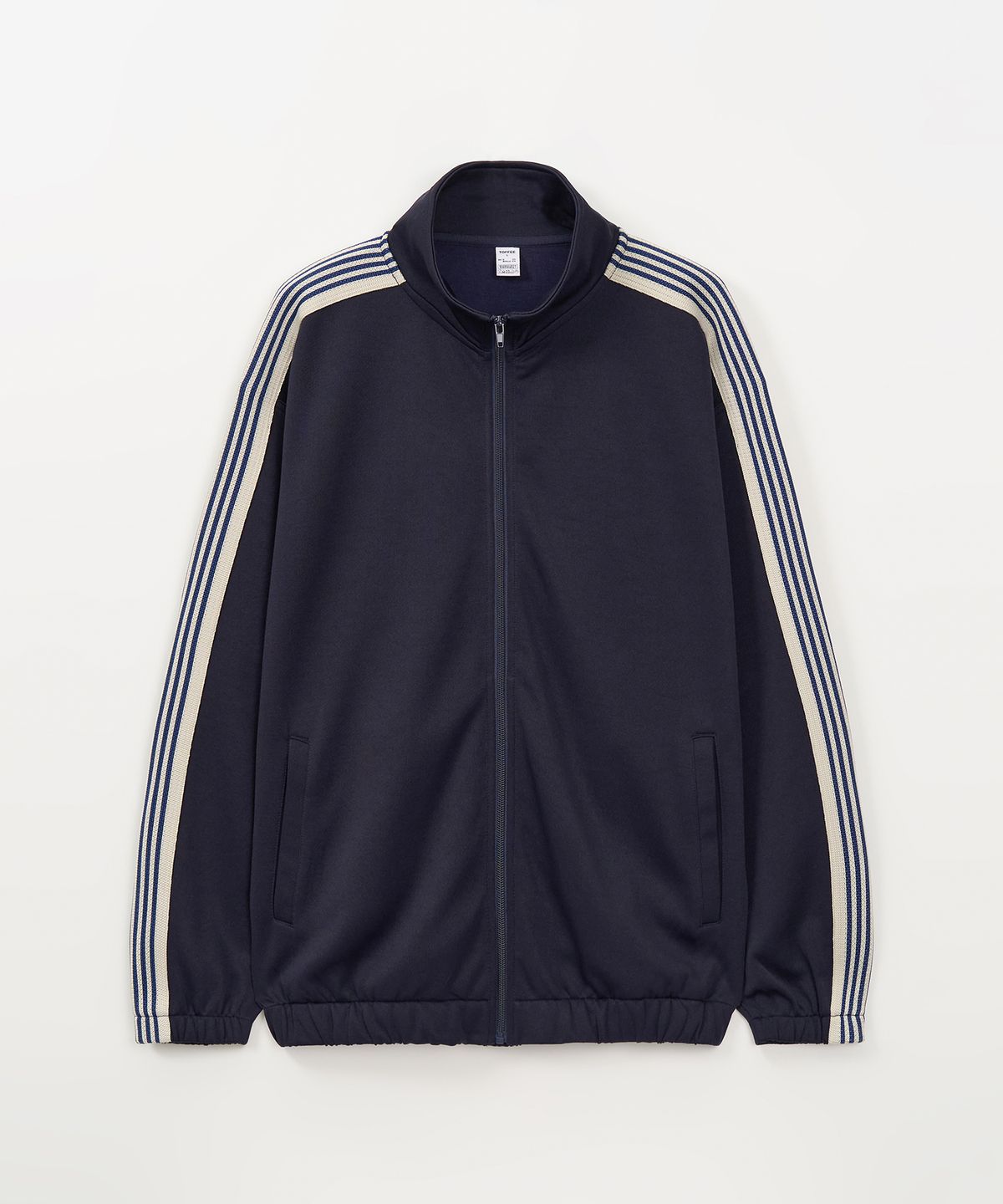 토피(TOFFEE) 사이드 라인 트랙 자켓 (NAVY)
