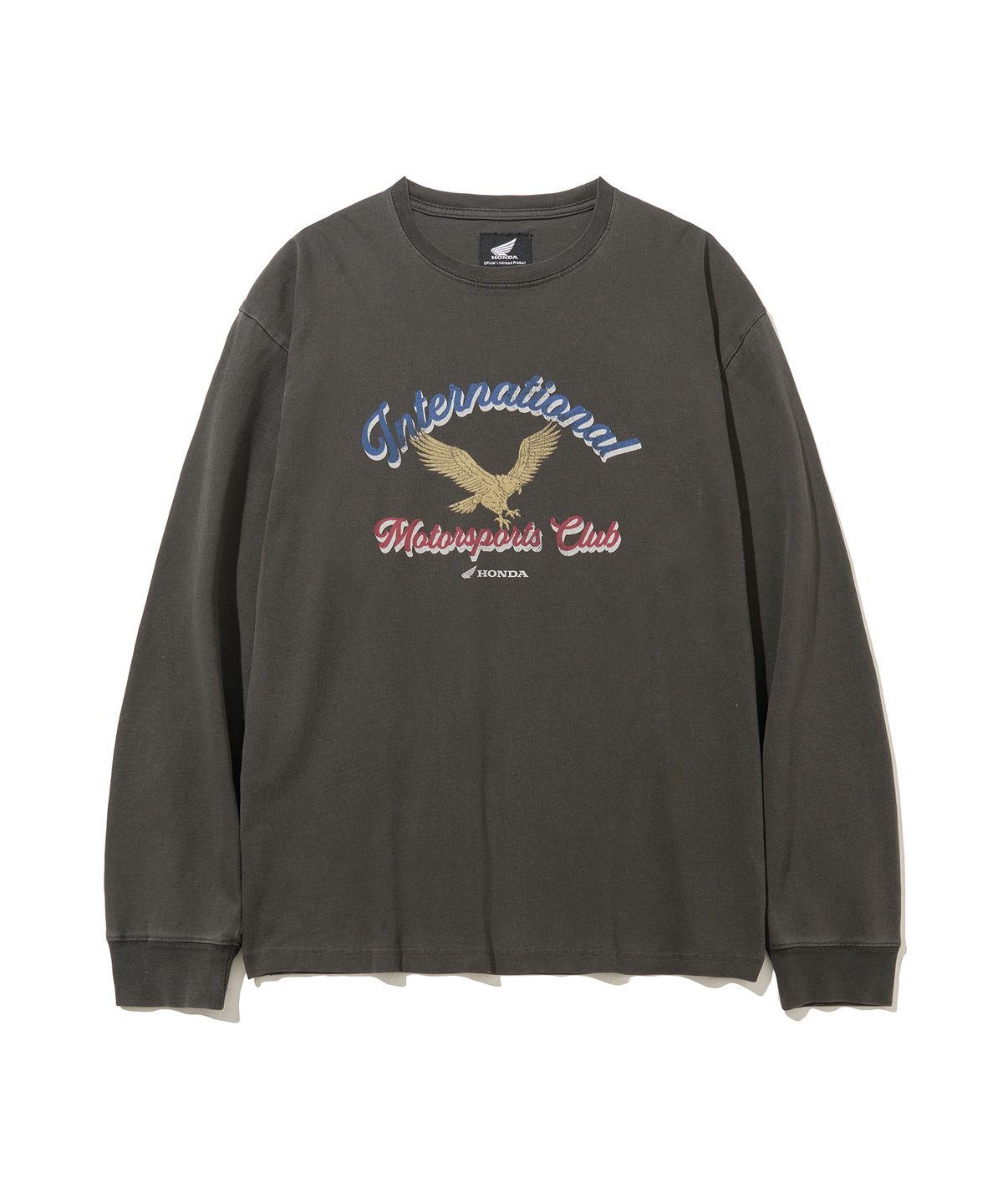핍스 모터사이클(PHYPS MOTORCYCLE) Vintage Pigment Long Sleeve Black