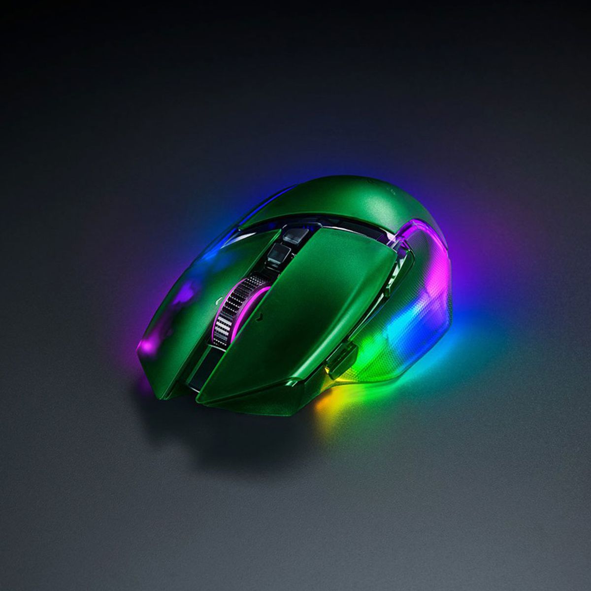 레이저(RAZER) 레이저코리아 Basilisk V3 Pro 35K Phantom Green Edition 바실리스크 V3 Pro 35K 팬텀 그린 에디션 유무선 게이밍 마우스