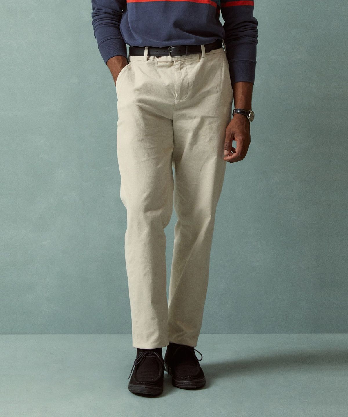 브룩스 브라더스(BROOKS BROTHERS) 슬림핏 15W 코듀로이 치노 팬츠 (베이지) (BBPCMNF401)