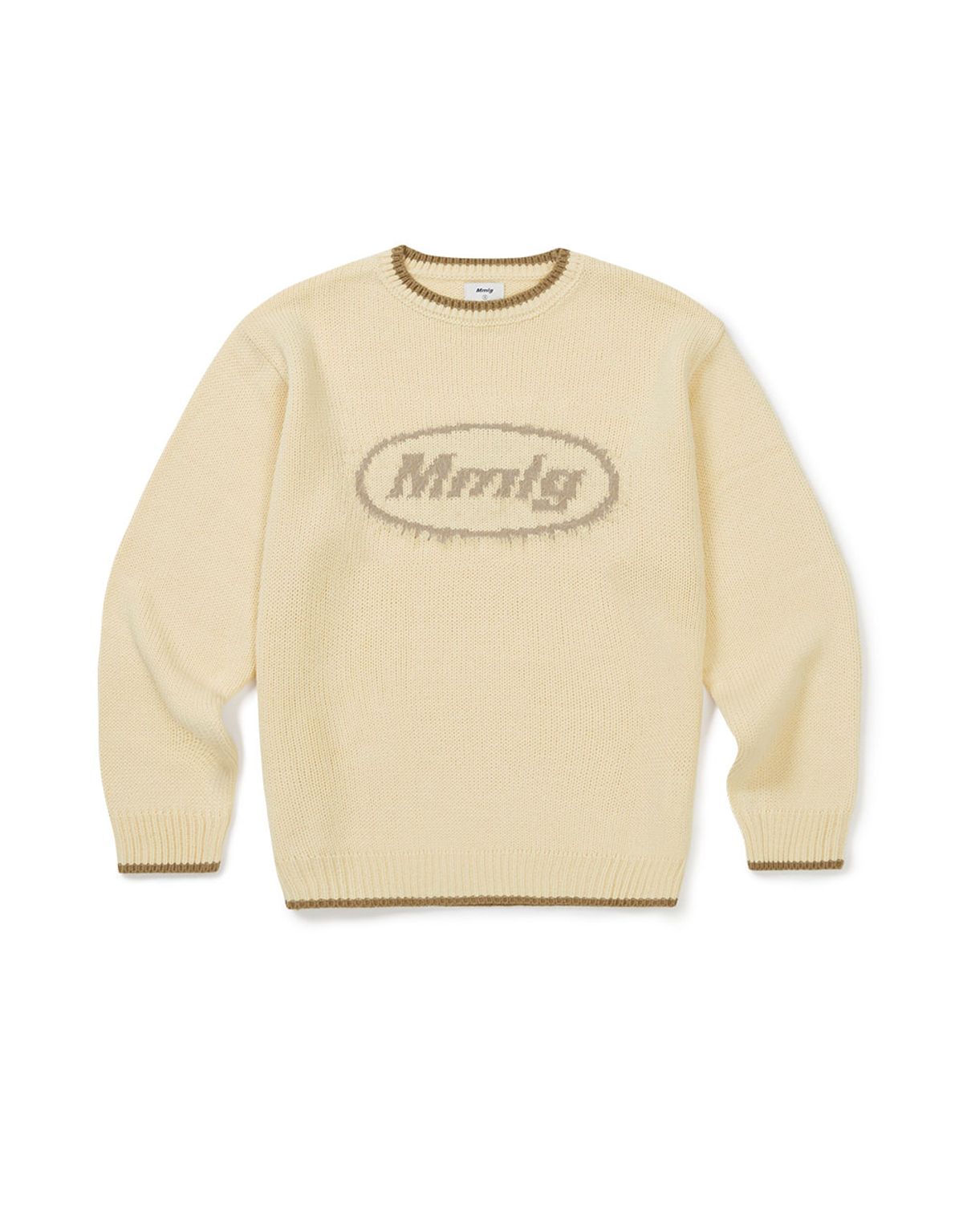 엠엠엘지(MMLG) [Mmlg] MIX PULLOVER KNIT (IVORY)