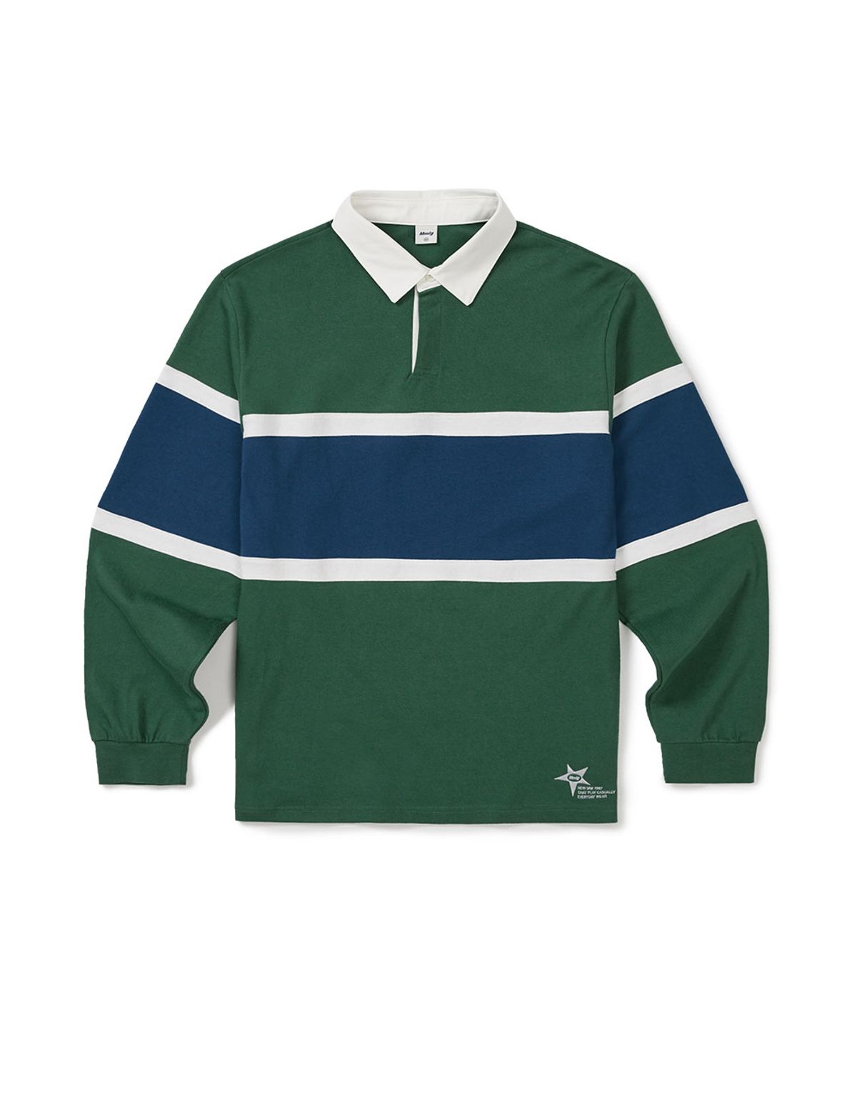 엠엠엘지(MMLG) [Mmlg] BLOCK RUGBY LSV-T (SHADOW GREEN)