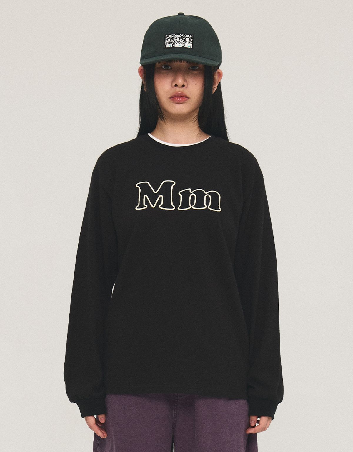 엠엠엘지(MMLG) [Mmlg] Mm APPLIQUE LSV-T (EVERY BLACK)