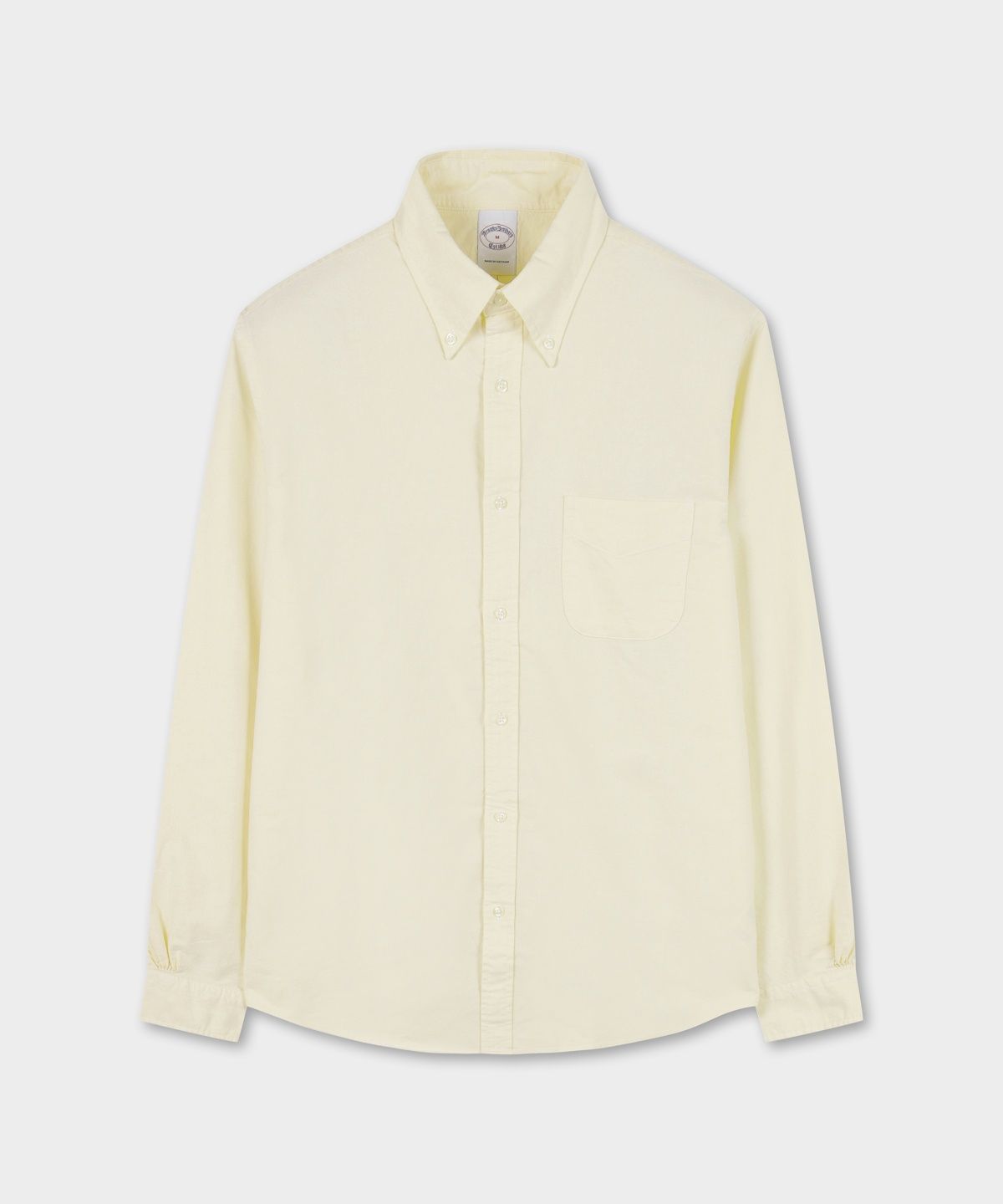 브룩스 브라더스(BROOKS BROTHERS) 프라이데이 옥스포드 솔리드 셔츠 (옐로우) (BBTHMMF302)