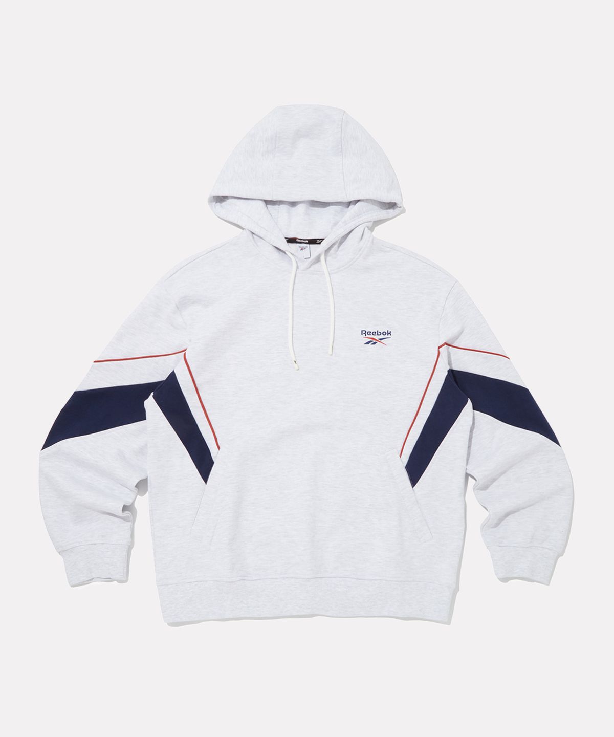 리복(REEBOK) 헤리티지 후디 - 멜란지 라이트 그레이