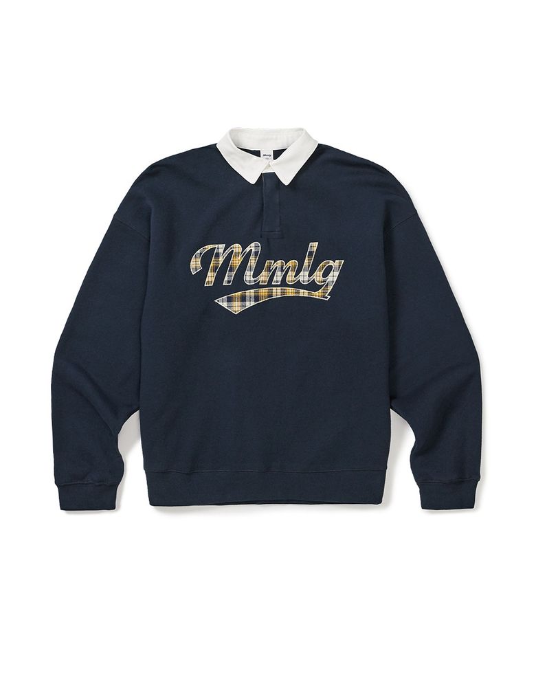[Mmlg] CHECK PLAY RUGBY SWEAT (AUTHENTIC NAVY)