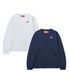 [2Pack] Original Wing Logo Long Sleeve White / Navy
