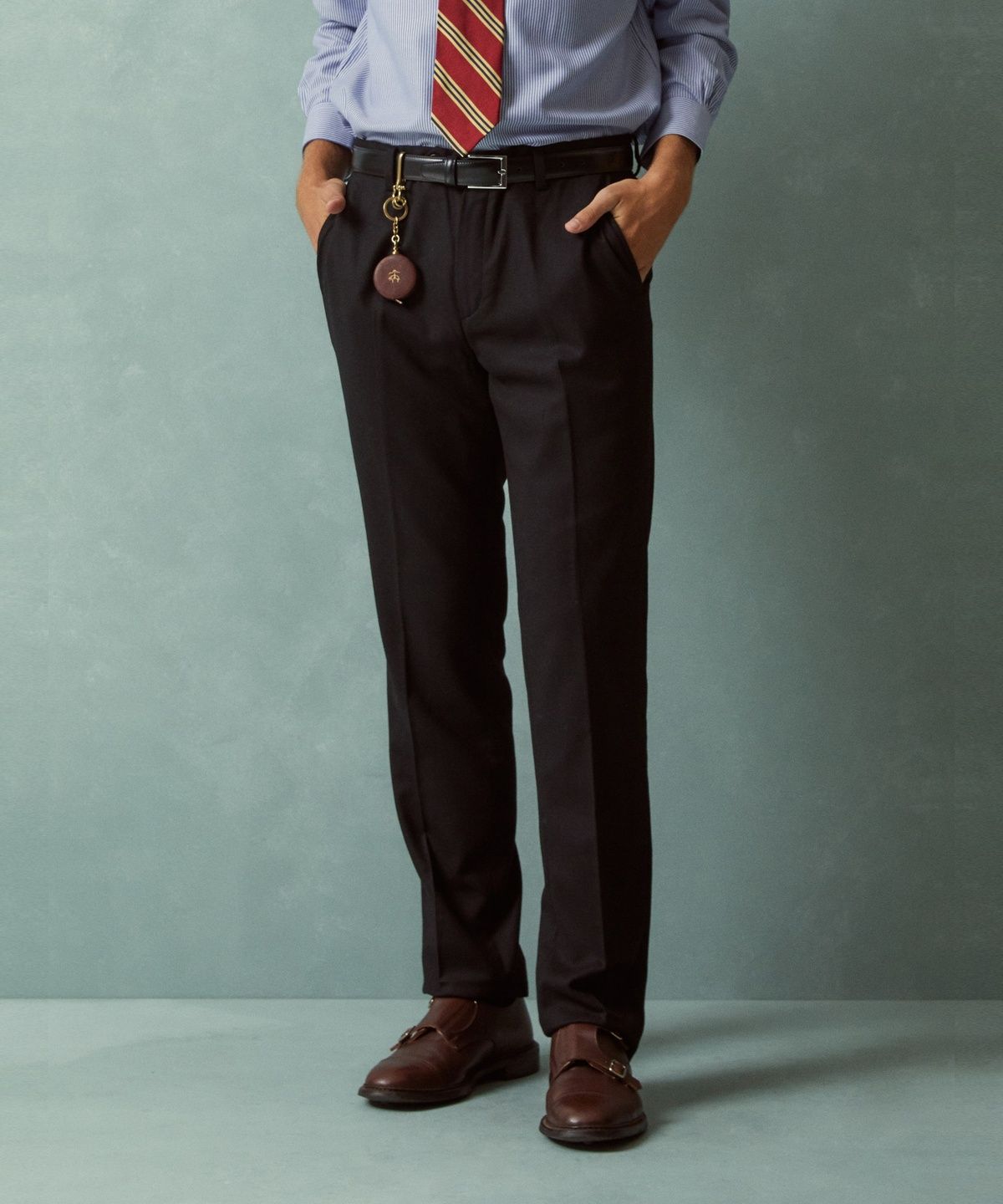 브룩스 브라더스(BROOKS BROTHERS) 울 트라우져 (블랙) (BBPCMBF401)