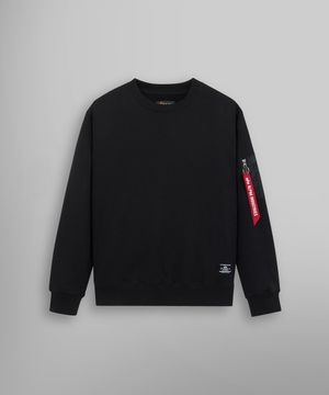 유틸리티 포켓 크루넥 블랙