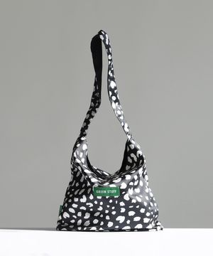 심풀 쇼퍼백 62 실키 호피 - black