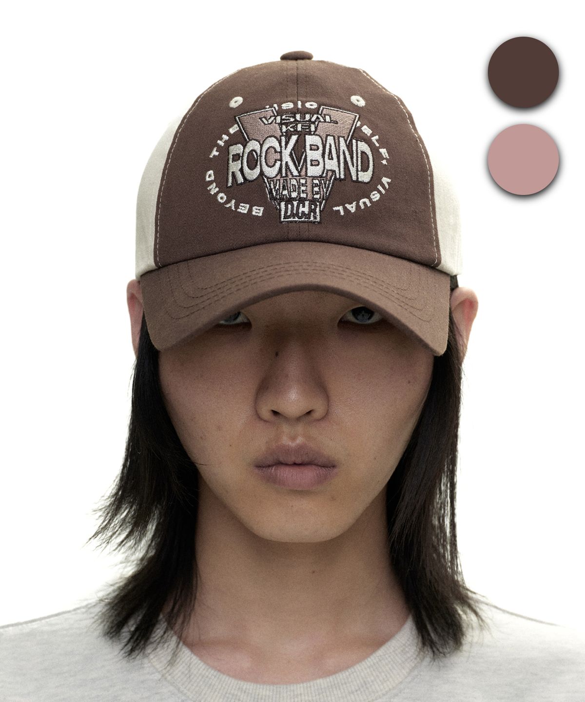 디파이클럽로버스(DEFYCLUBROBBERS) Rock Band Ball Cap (2color)