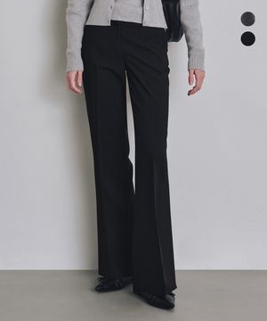 [우먼] 세미 부츠컷 슬랙스 블랙 COWPT001BLACK