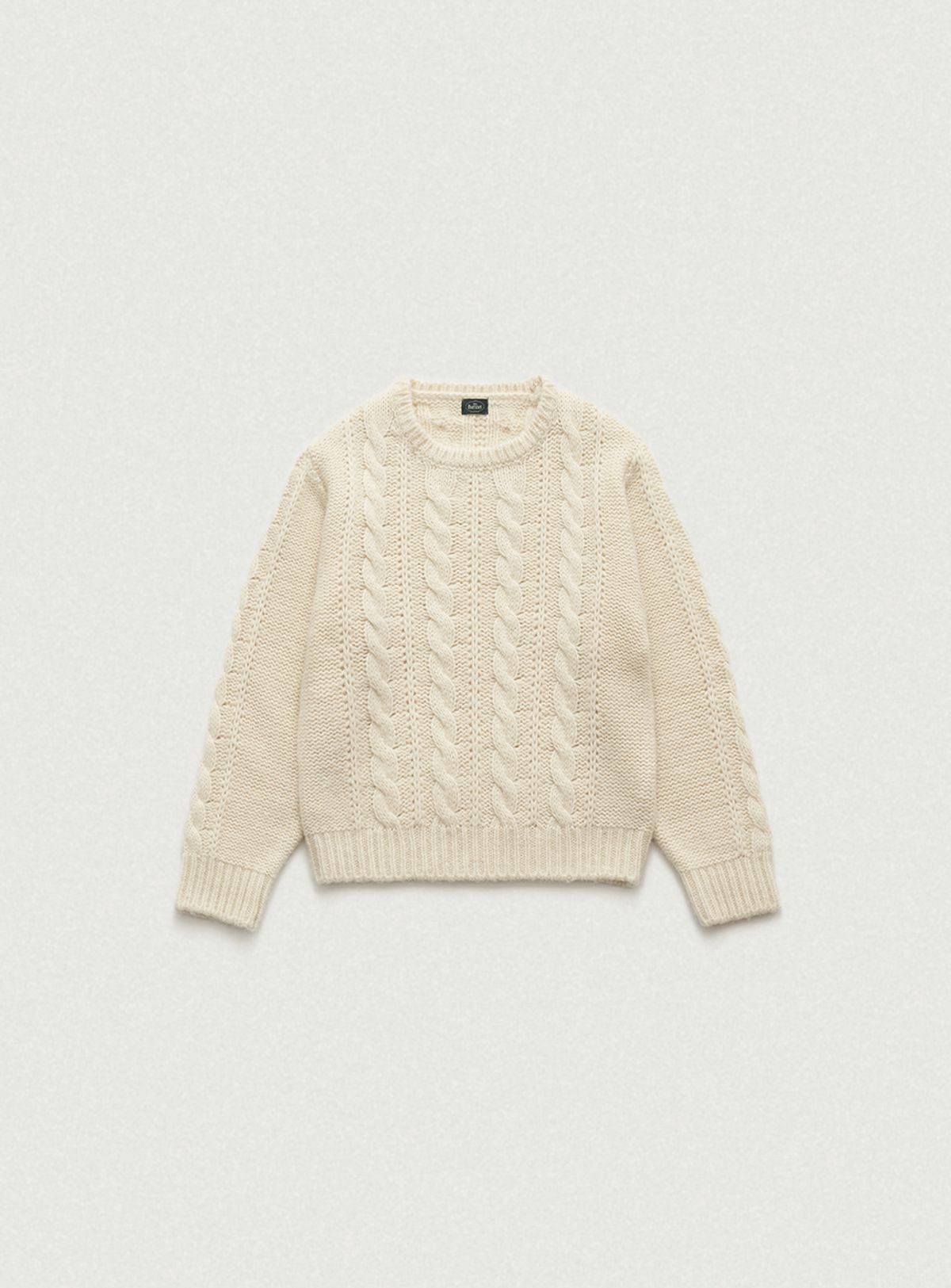 더바넷(THEBARNNET) Pope Cable Knit Sweater