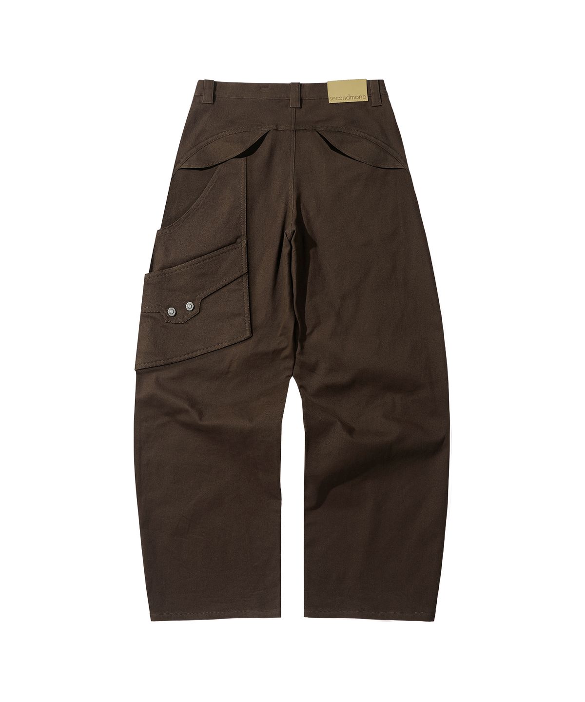 세컨모놀로그(SECONDMONO) Cotton Bolt Work Pants [BROWN]_SEPT081BROWNSEPT069BROWN