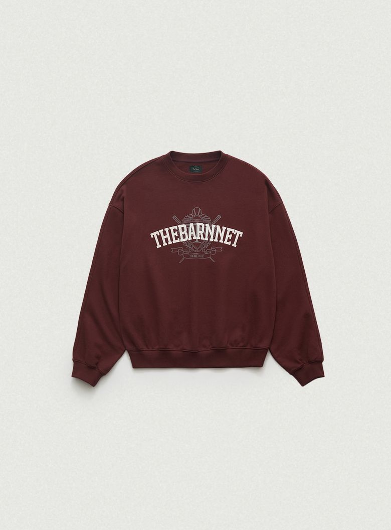 Somber Logo Sweat Shirt_Burgundy