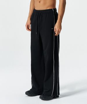 리버스 스웨트 팬츠 (Black)