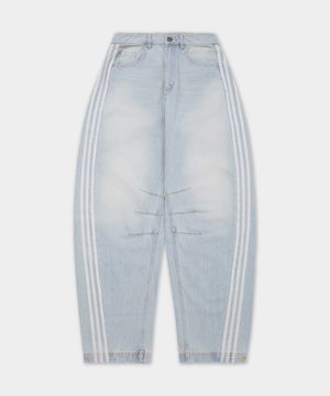 ADILENIUM 3 바나나 워시드 데님 팬츠 - 라이트데님 / KG0200