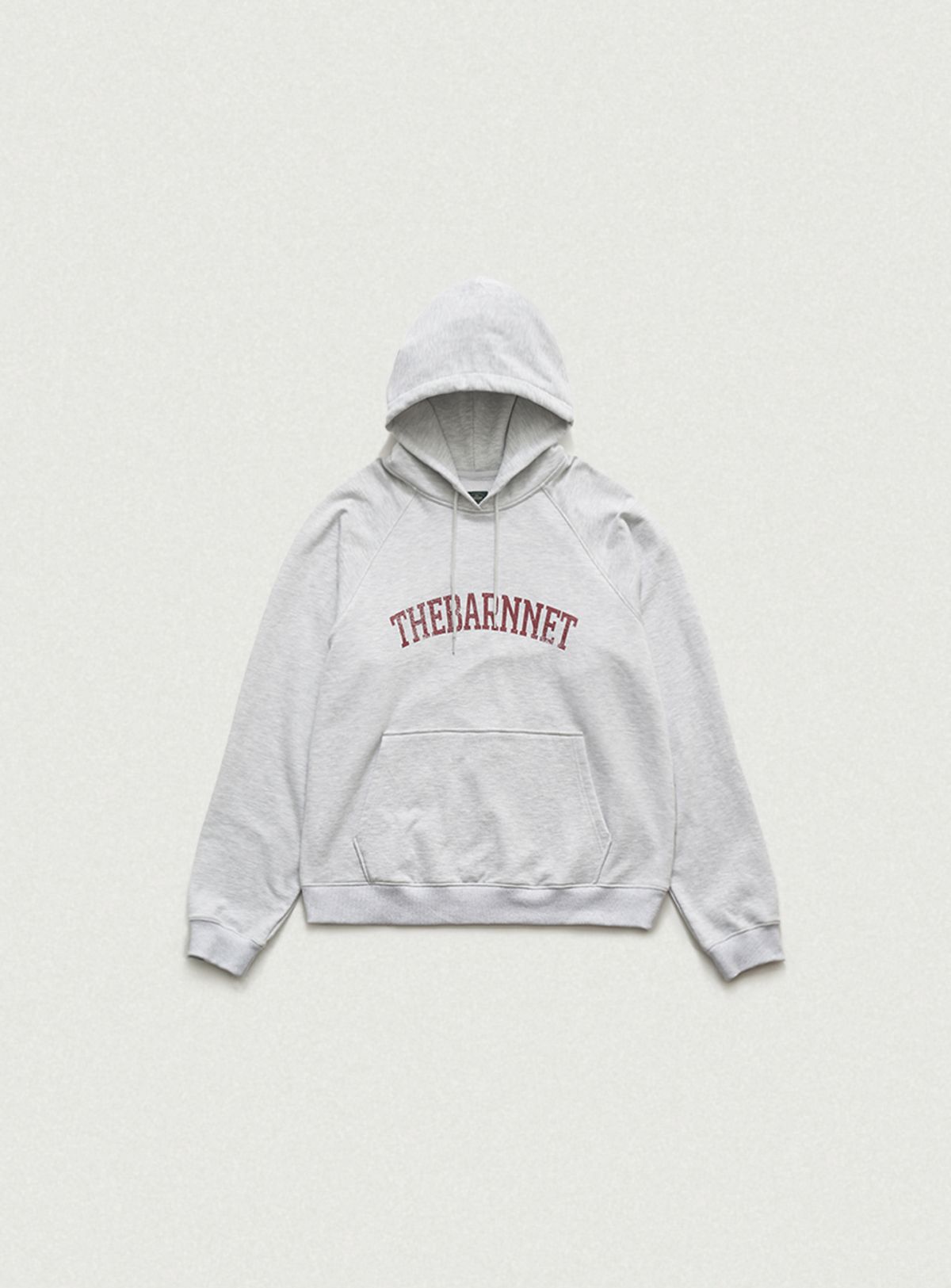더바넷(THEBARNNET) Oversized Coma Pullover Hoodie_Melange grey