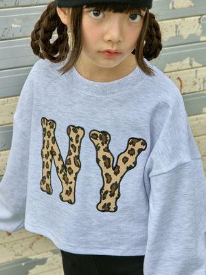 호피 NY 크롭 맨투맨_1COLOR (S-JL)