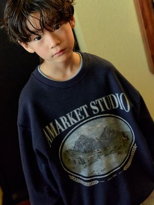 마운틴 맨투맨_2COLOR (S-JL)