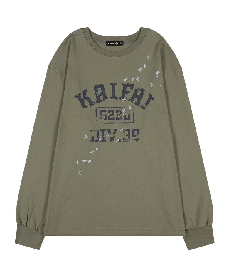스파이더 롱슬리브 (카키) K25ZB167
