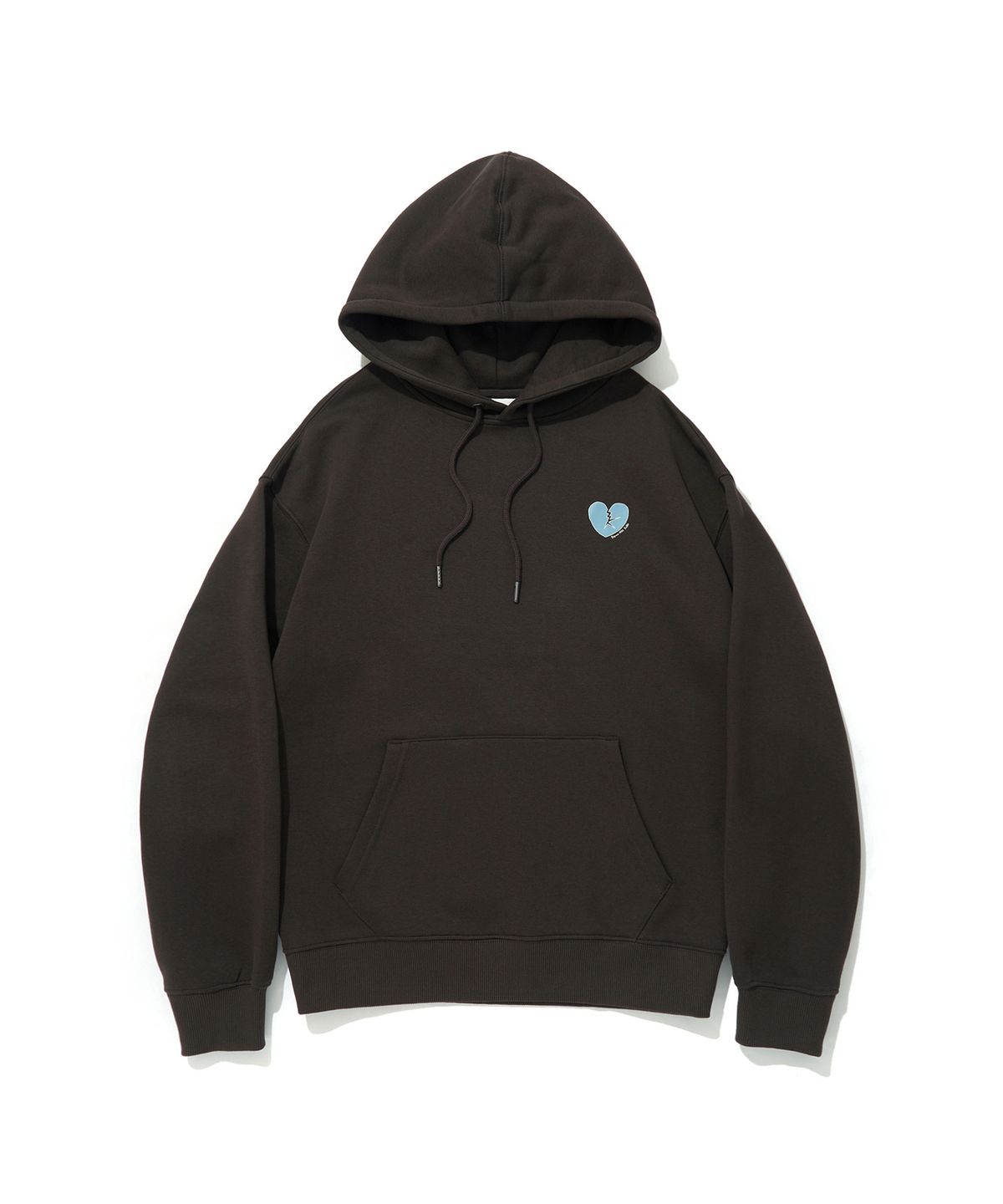 쿨트(KULTE) K HEART LOGO HOODY_BROWN