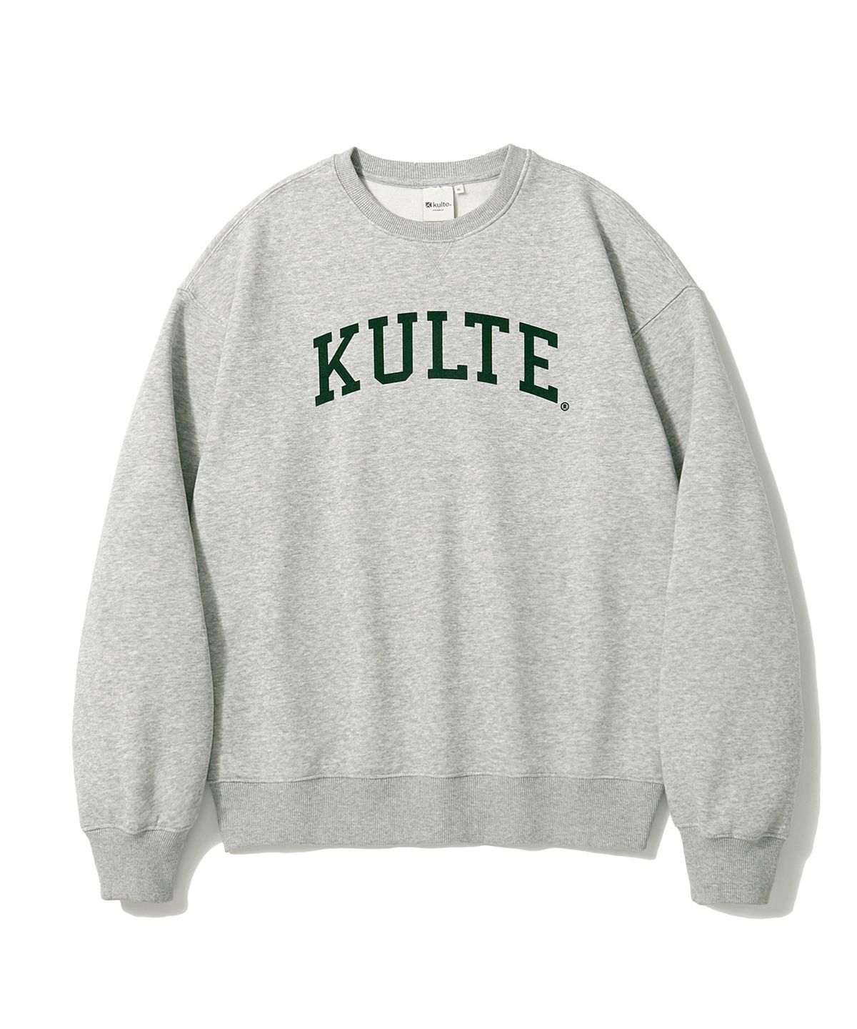 쿨트(KULTE) COLLEGE FLOPPY CREWNECK_M.GREY