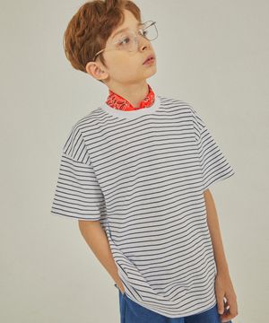 랑드 스트라이프 티셔츠_화이트