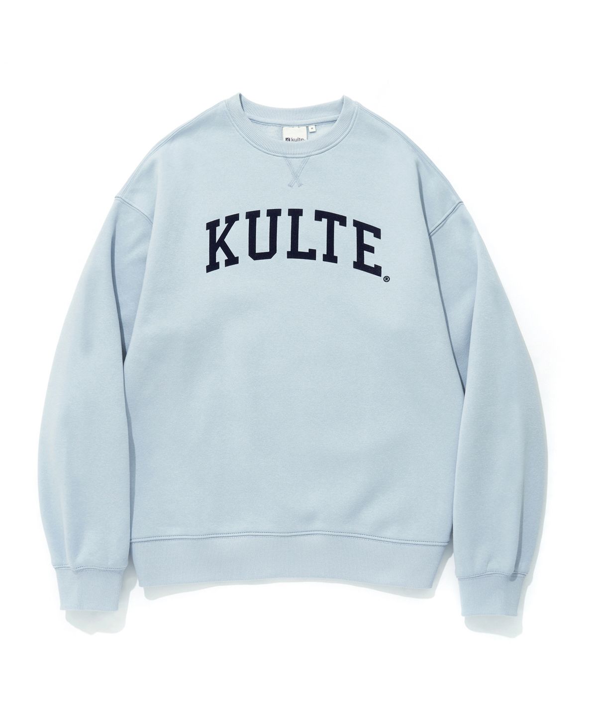 쿨트(KULTE) COLLEGE FLOPPY CREWNECK_L.BLUE