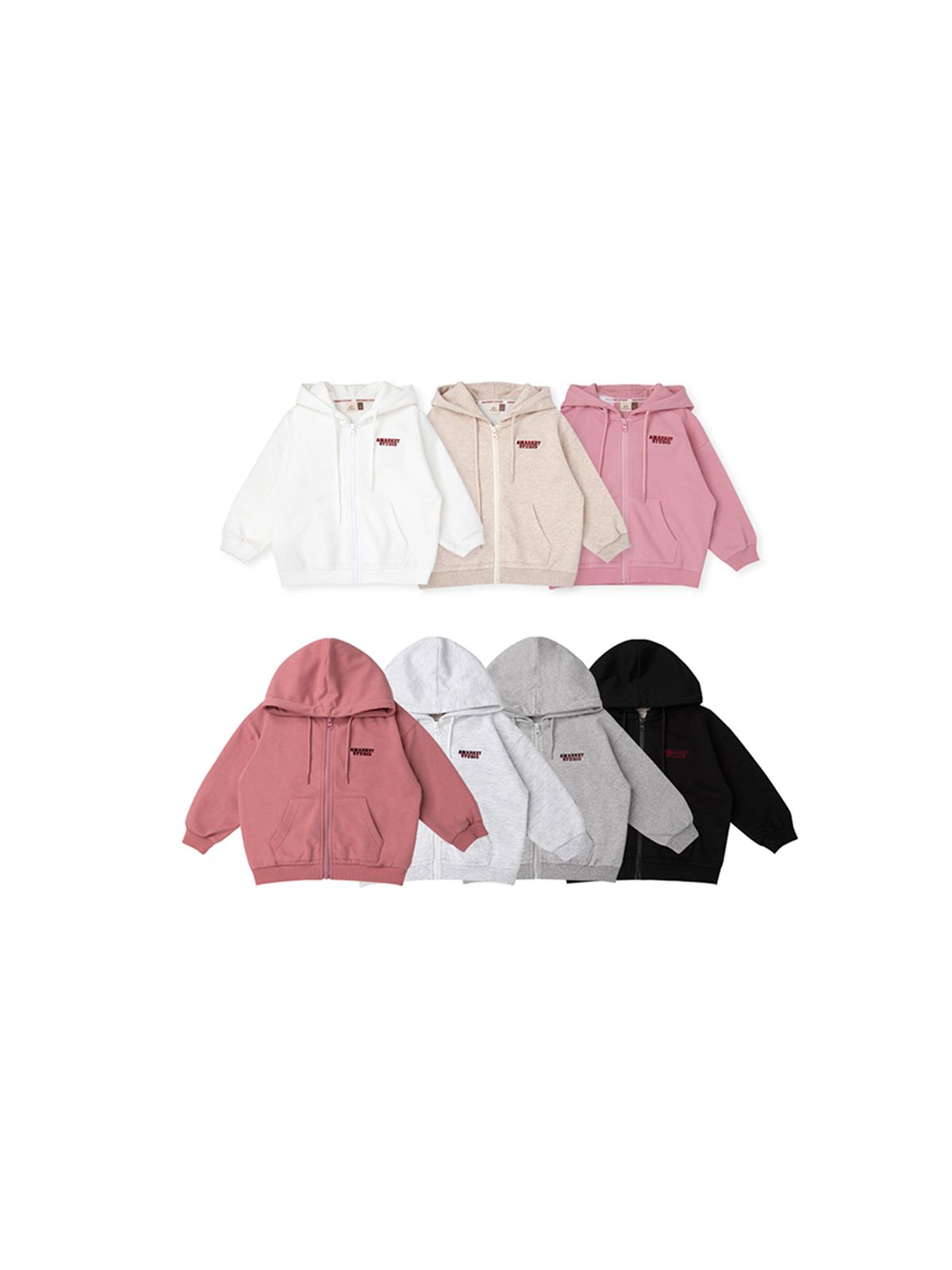 에이마켓(A-MARKET) 클래식 후드 집업_7COLOR (S-MOM)