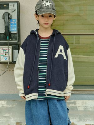 A 후드 니트 가디건_1COLOR (S-JL)