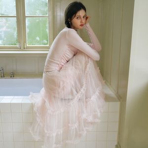 Cest_Fairy mesh banding skirt