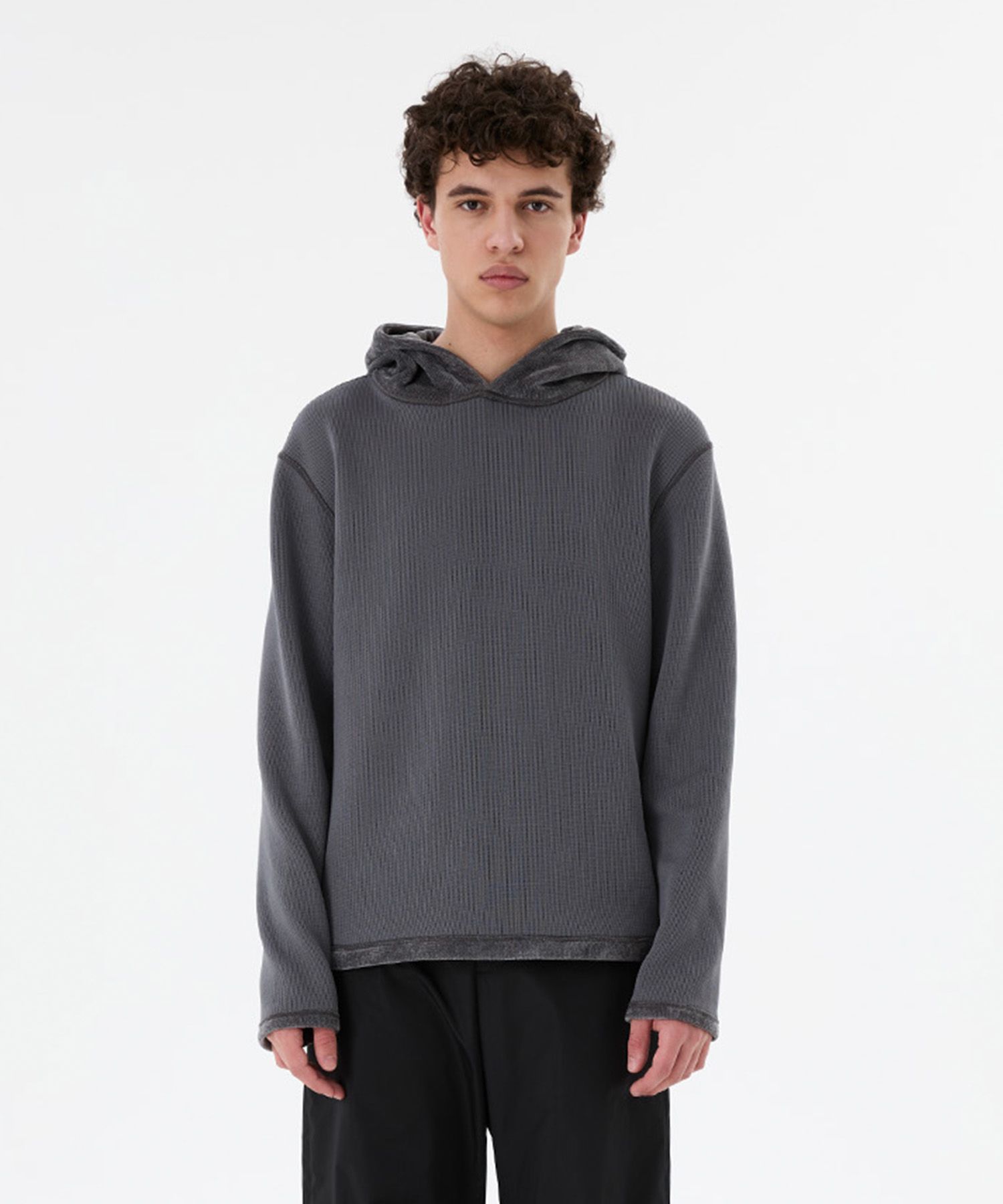 MUSINSA | AMOMENTO VELVET REVERSIBLE HOODIE (2COLORS)