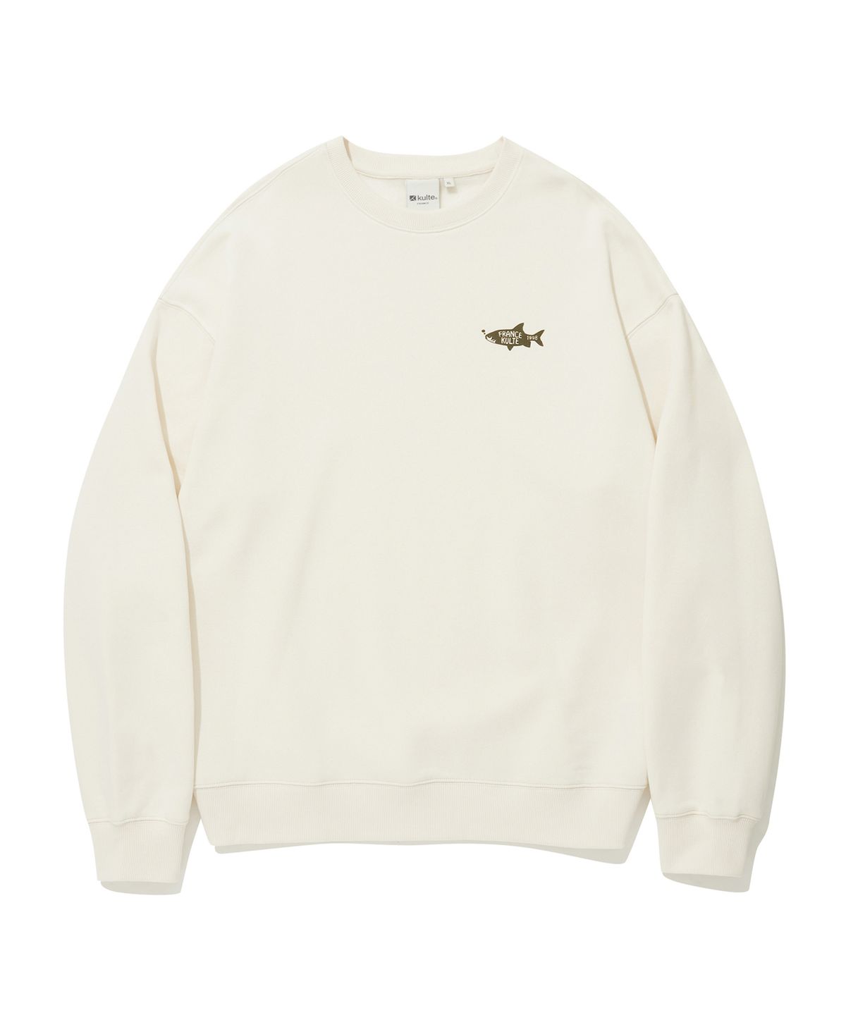 쿨트(KULTE) SMALL FISH CREWNECK_IVORY